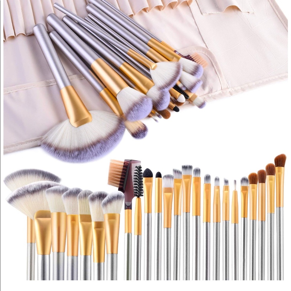 24pc Makeup Brush Set